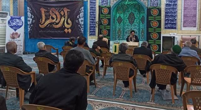 موکب و مراسم عزاداري حضرت زهرا (س) در کانون امينولايت شيراز برپاست