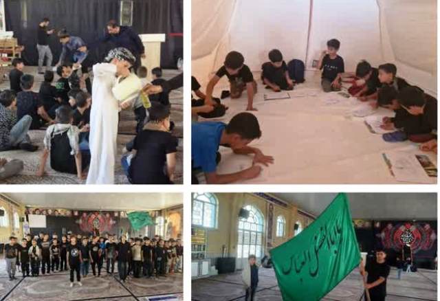 تابستان متفاوت دانش آموزان روستاي موسويه با پويش «مدرسه عاشورايي»